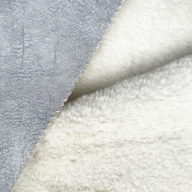 Faux Fur Sherpa Suede Fabric