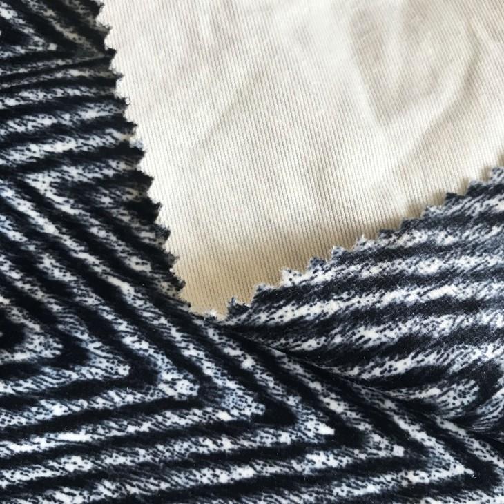 Printed Velvet Apparel Fabric