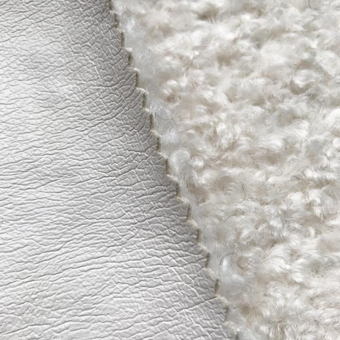 PU With Fake Fur Fabric