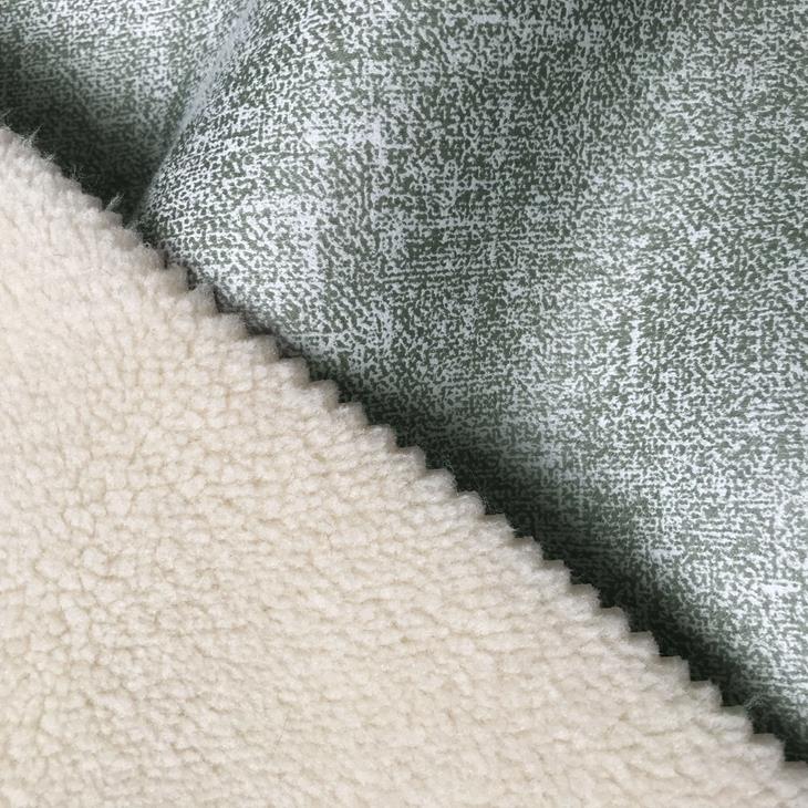 Suede With Fleece Fabric