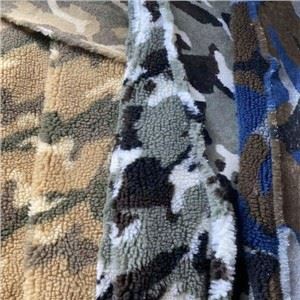 ผ้า Jacquard Sherpa โพลีเอสเตอร์ 100%